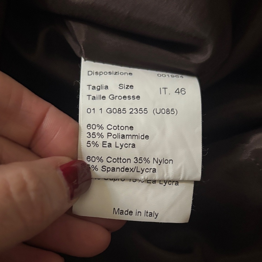 Piazza Sempione designer Dark Brown Women's Blazer - Picture 3 of 3